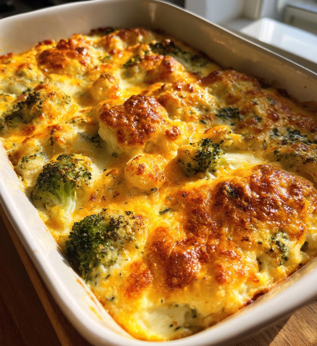 broccoli and cauliflower casserole