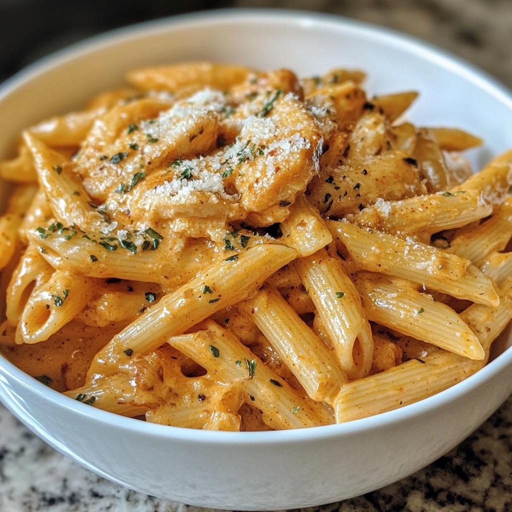 buffalo chicken alfredo penne - detail 1