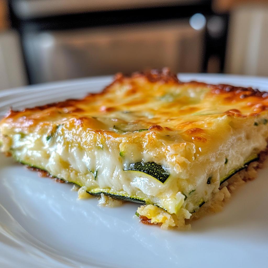 cheesy baked zucchini slice