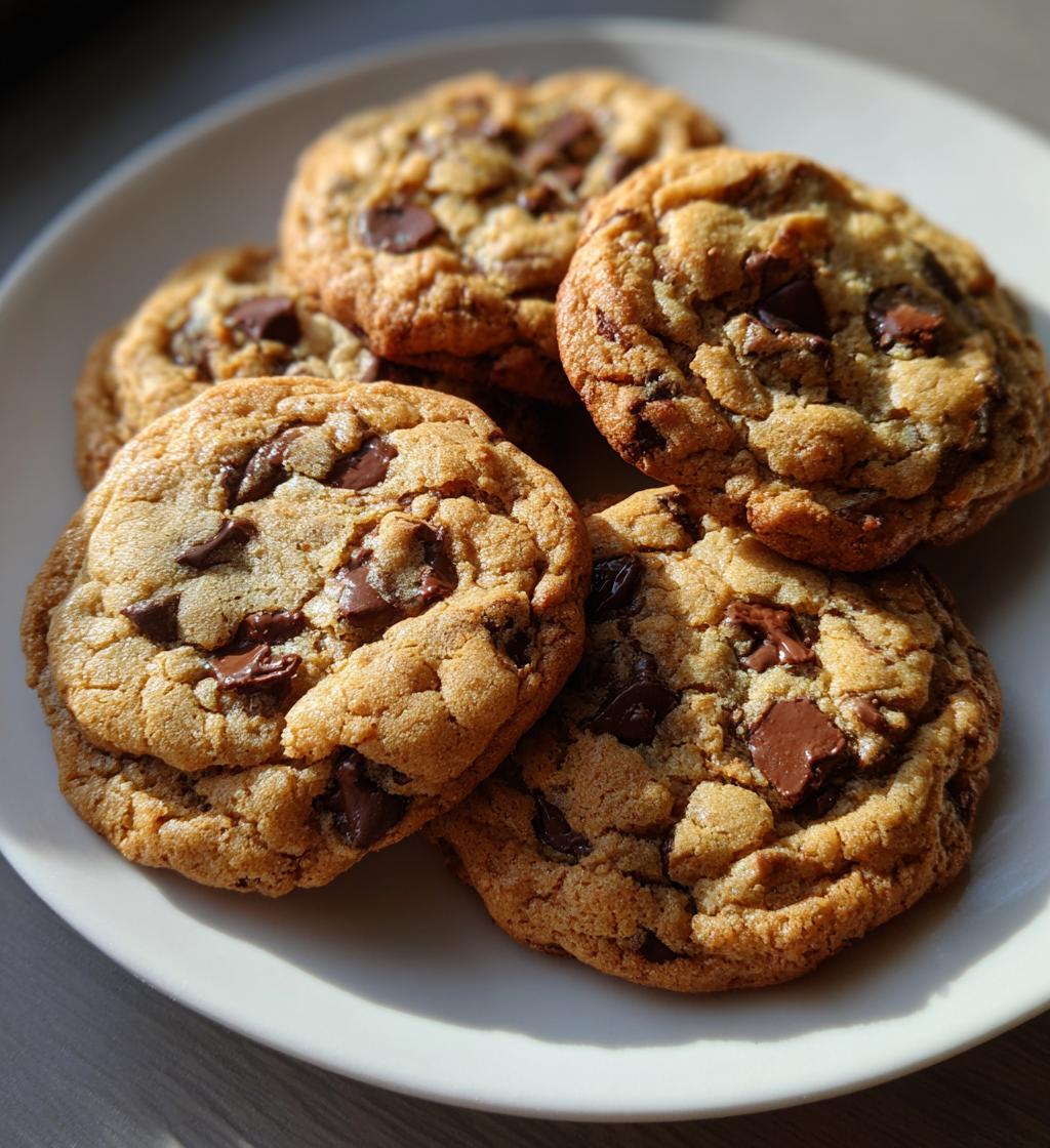 chewy brown butter chocolate chip cookies