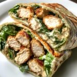 chicken caesar wrap