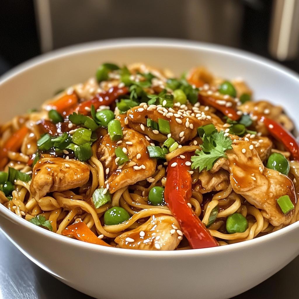 chicken teriyaki noodles