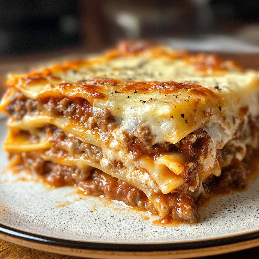 classic italian lasagna - detail 1