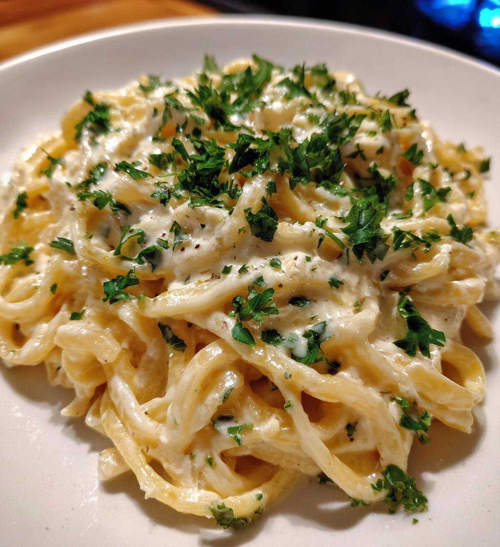cottage cheese alfredo pasta