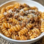 creamy ground beef pasta