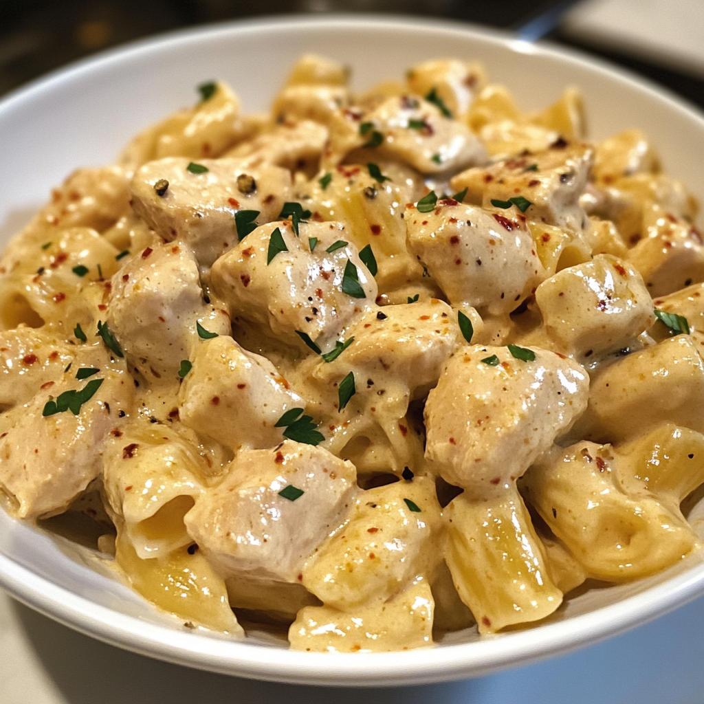 creamy rattlesnake pasta