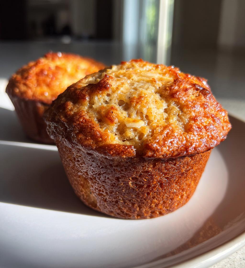 fluffy cottage cheese oatmeal muffins