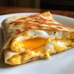 fried egg quesadilla