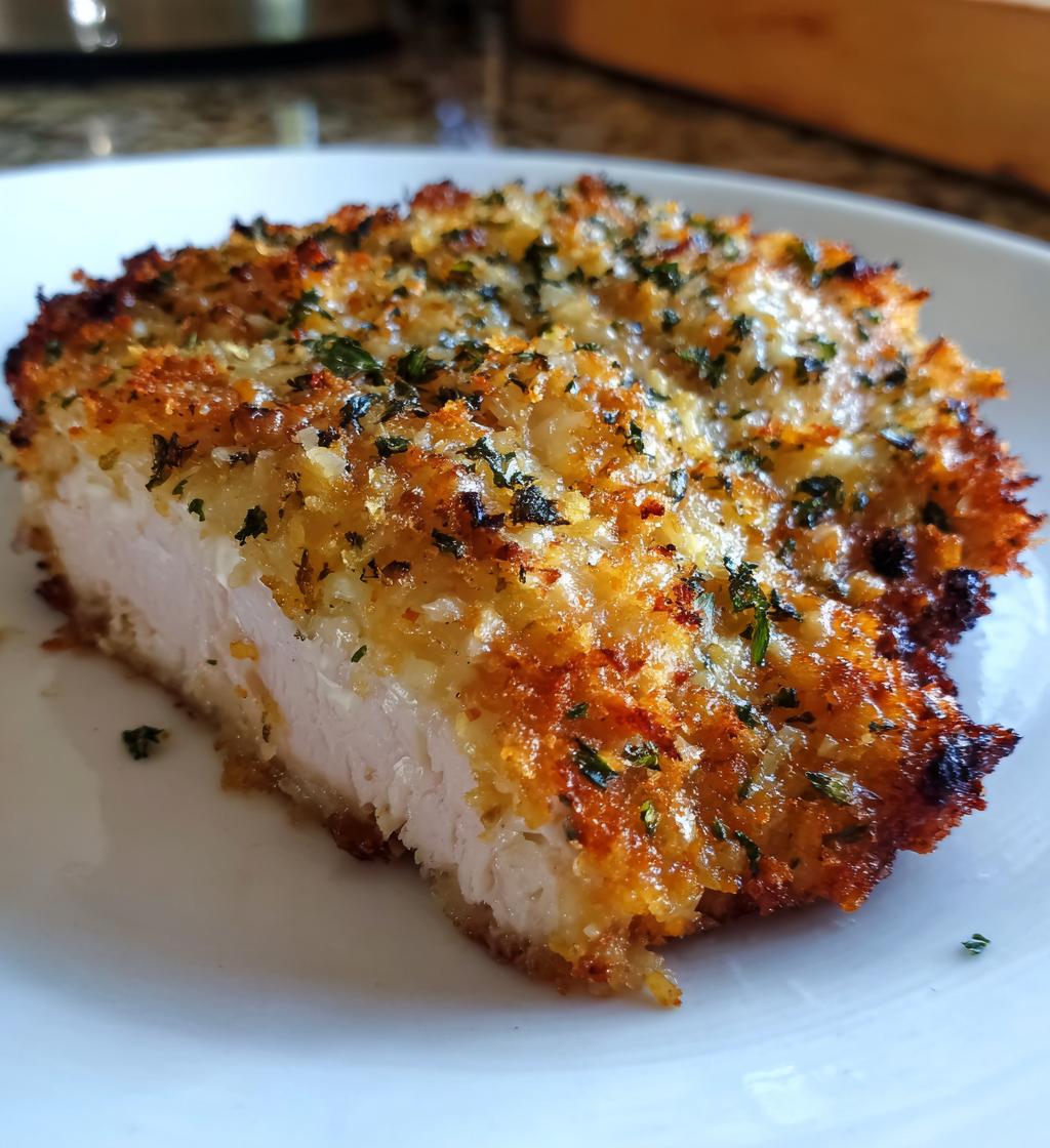 garlic parmesan crusted chicken