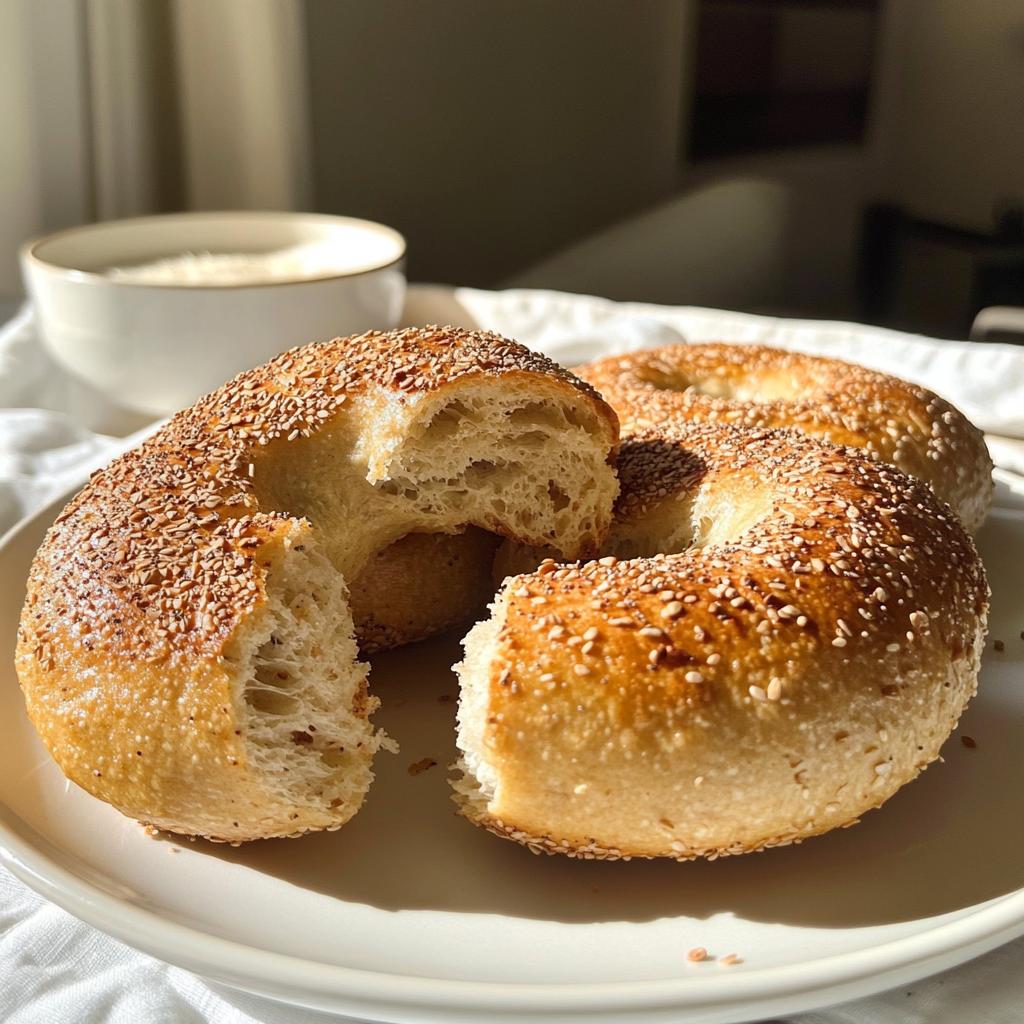 low carb almond flour bagels