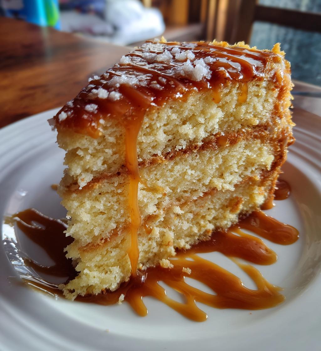 luxurious salted caramel cake - detail 1