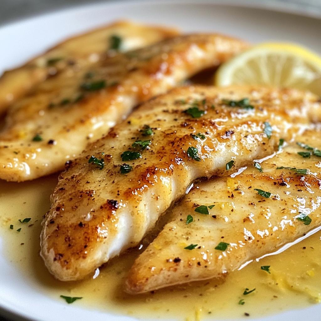 pan fried tilapia with lemon butter sauce