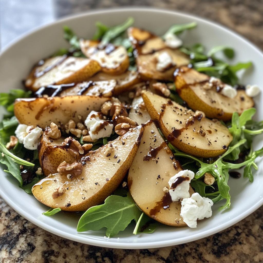 pear salad with balsamic vinaigrette