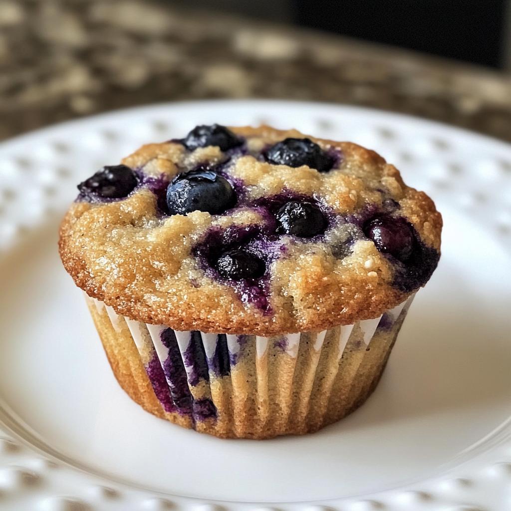 protein packed blueberry cottage cheese muffins