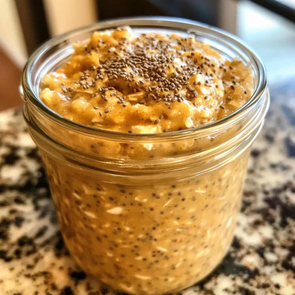 pumpkin pie overnight oats with chia