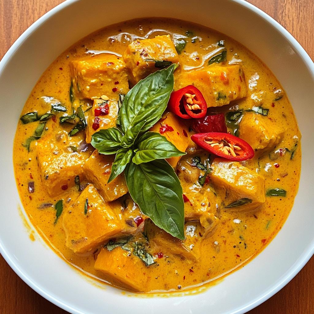 pumpkin thai curry - detail 1