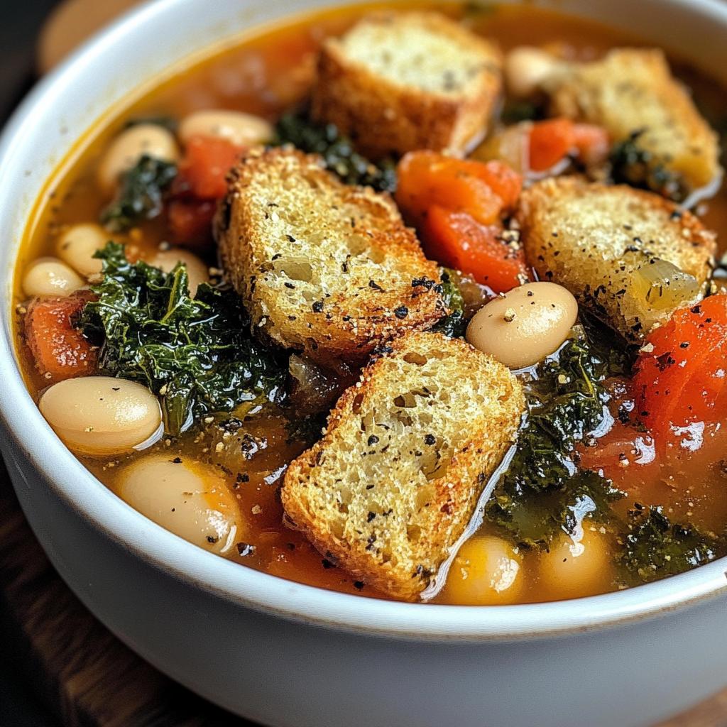 ribollita hearty tuscan bread and vegetable soup recipe - detail 1
