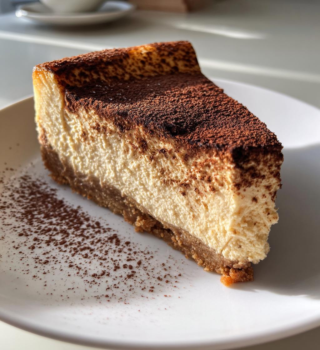 rich espresso cheesecake