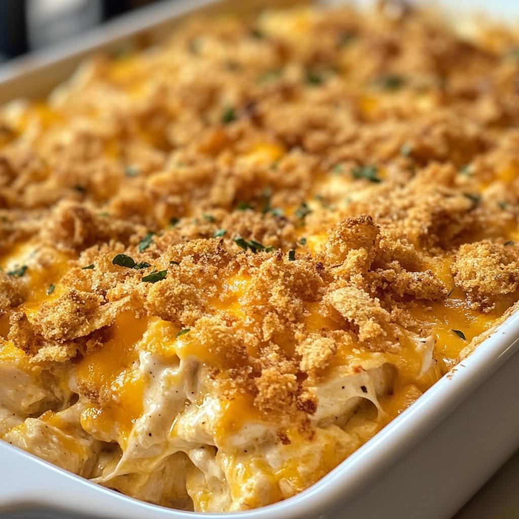 ritz cracker chicken casserole recipe