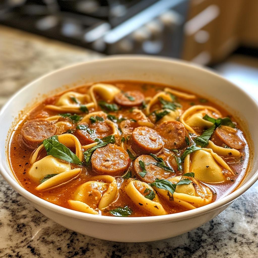 sausage tortellini soup