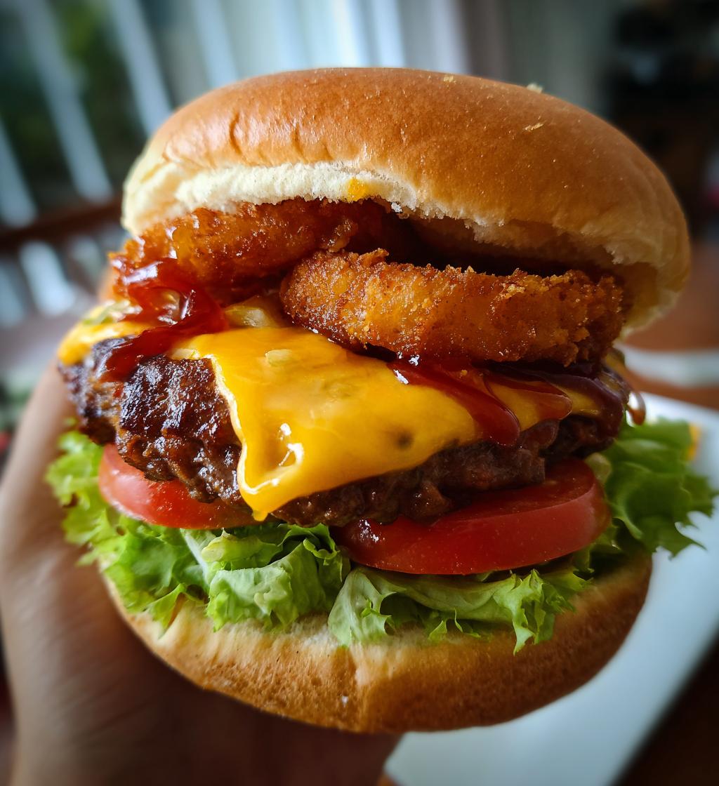 slow cooked juicy american cheeseburgers