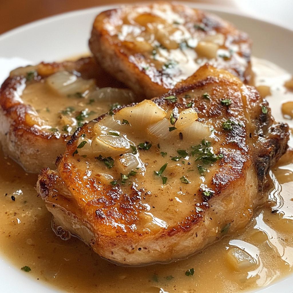 smothered pork chops
