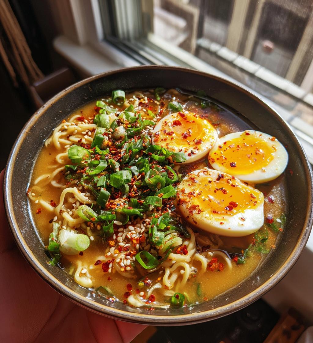 spicy garlic ramen - detail 1