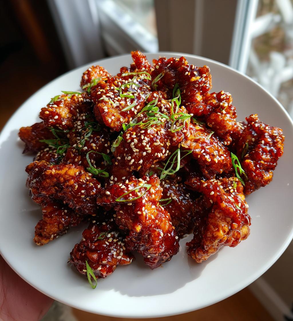 spicy korean fried chicken