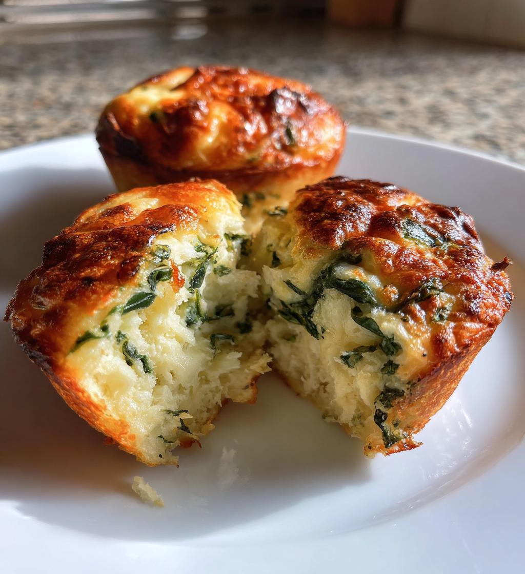 spinach quiche muffins