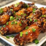 sticky asian wings