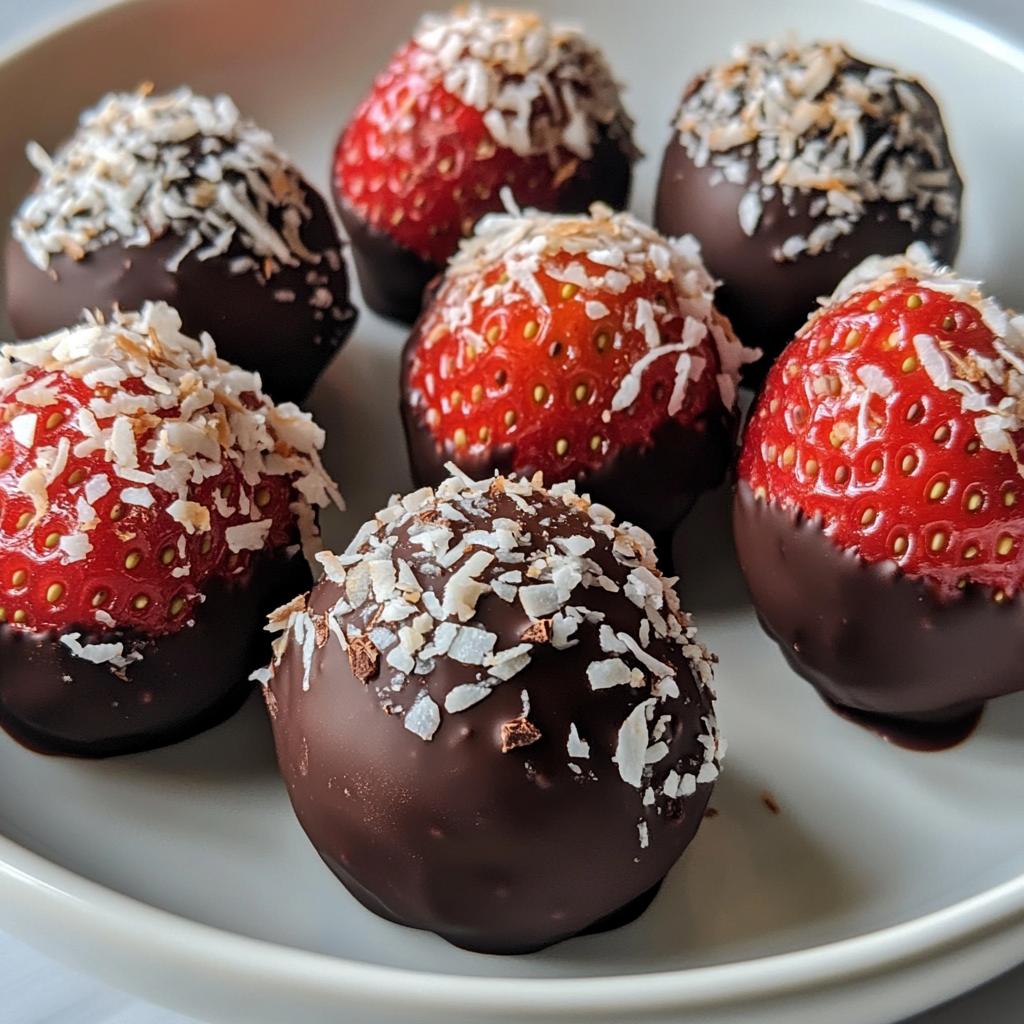 strawberry truffles