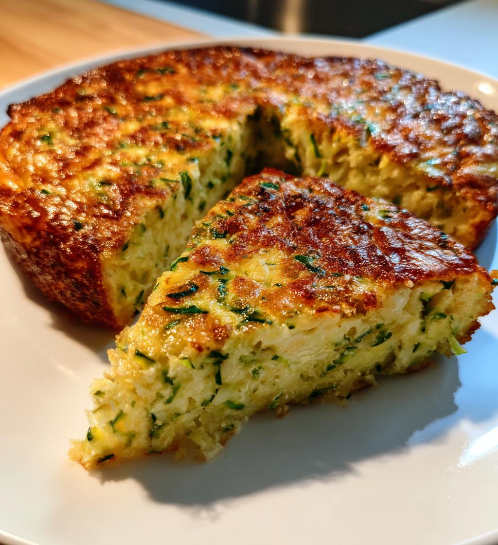 summer garden crustless zucchini pie