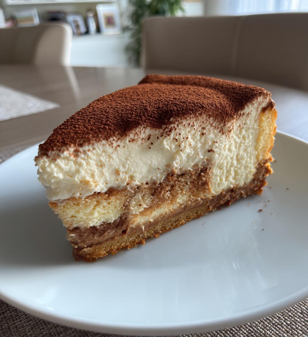 tiramisu cheesecake - detail 1