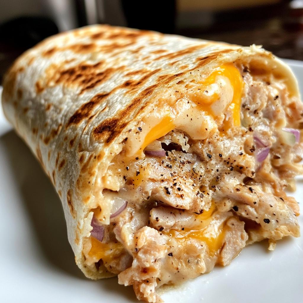 tuna melt wrap