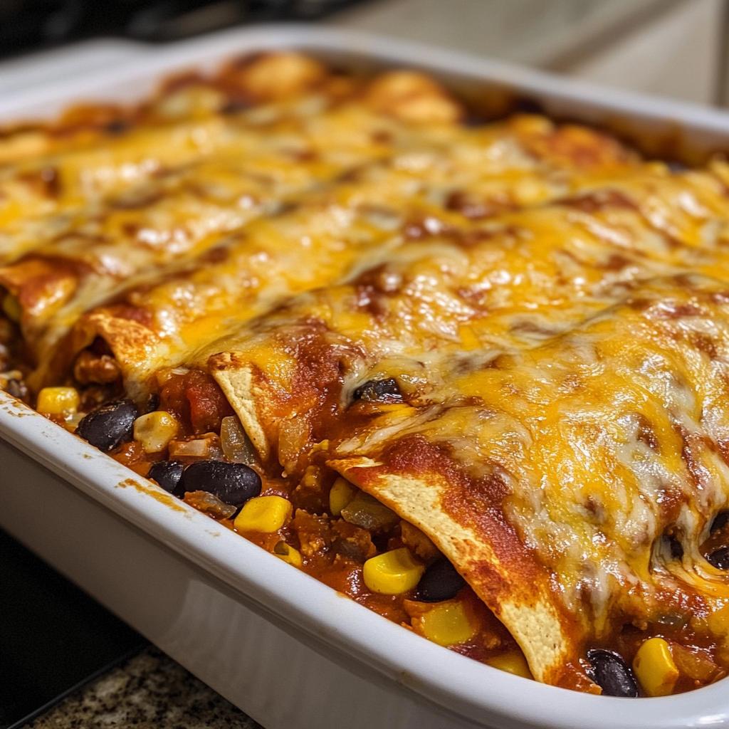 vegetarian enchilada casserole