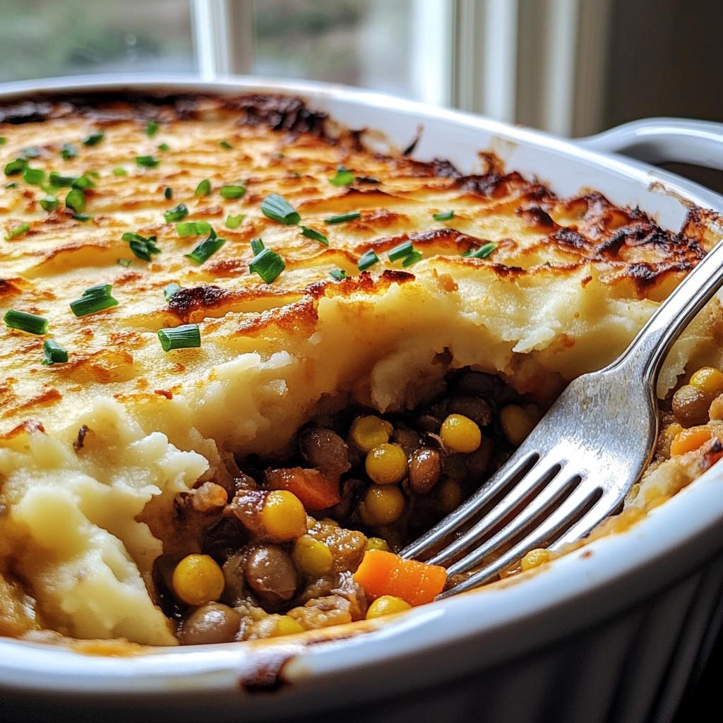 vegetarian shepherds pie recipe - detail 1