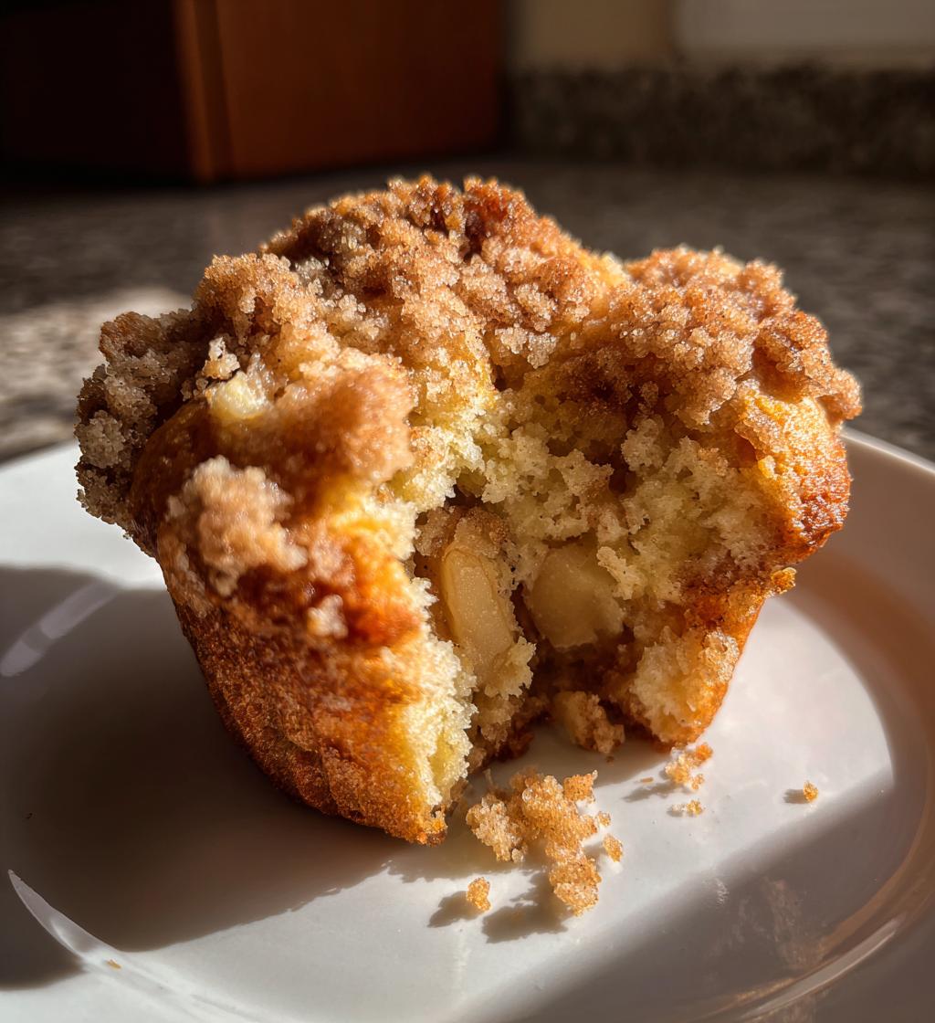apple muffins with crumb topping
