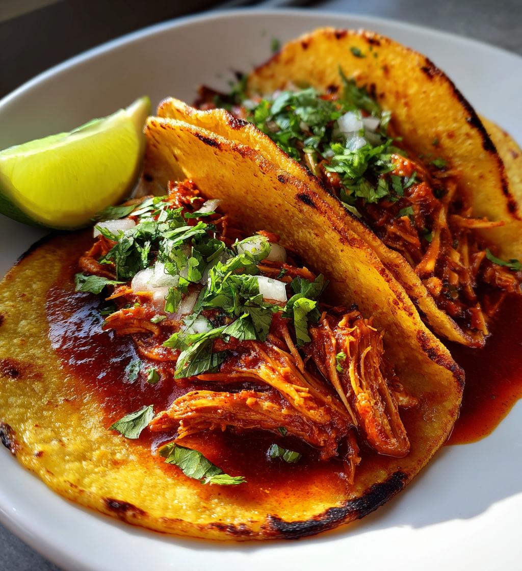 chicken birria tacos