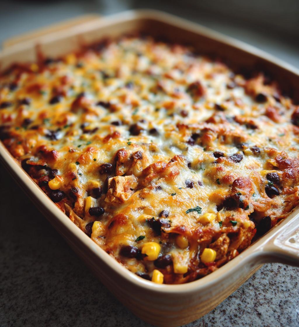 chicken taco casserole