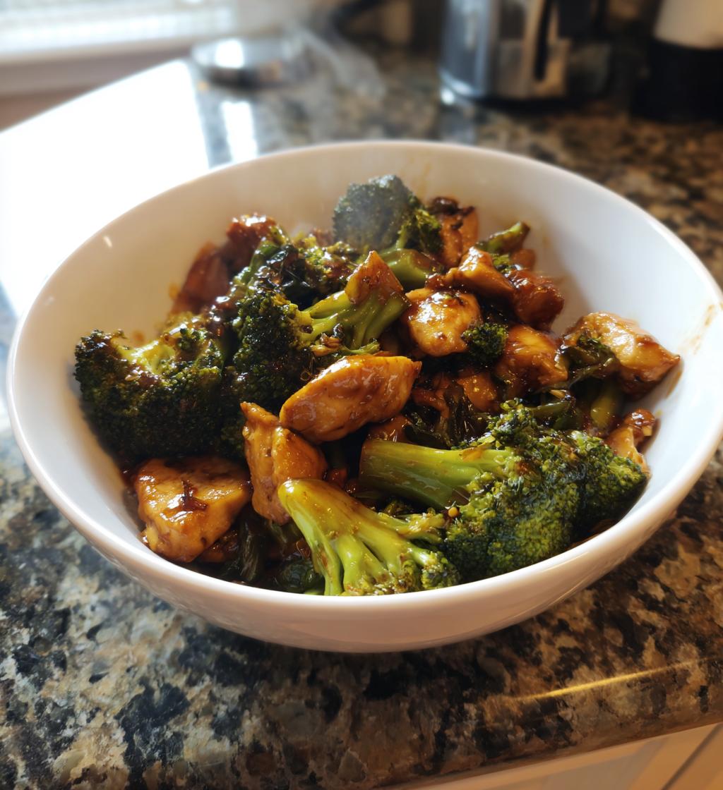 chinese chicken and broccoli stir fry
