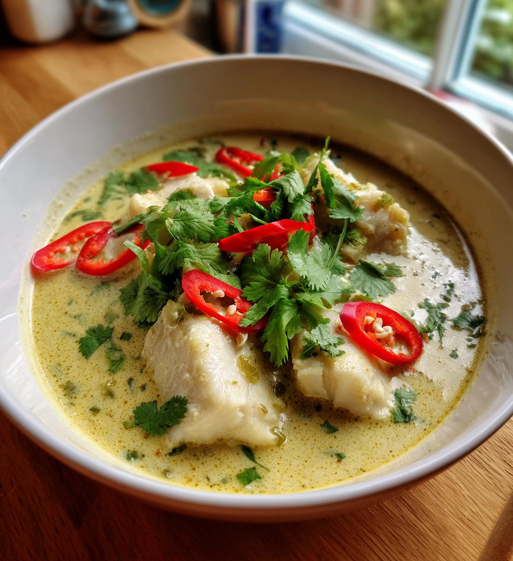 coconut lime fish soup