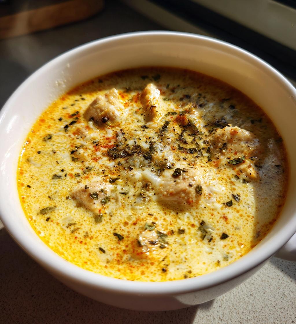 crock pot creamy chicken parmesan soup