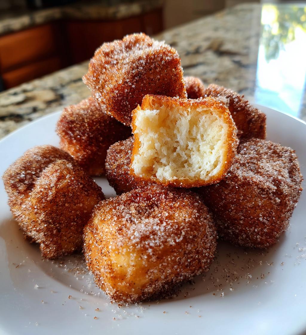 fluffy air fryer churro bites
