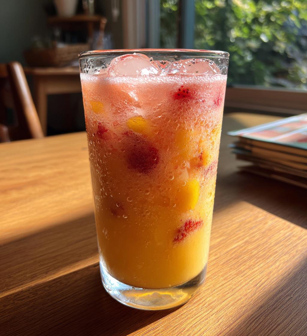 frozen mango strawberry lemonade