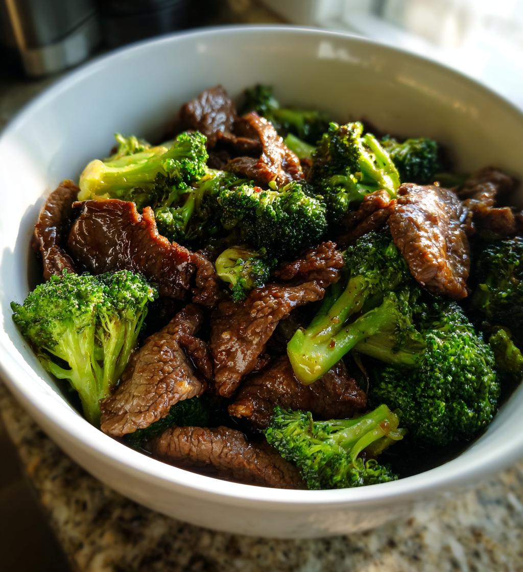 ground beef and broccoli