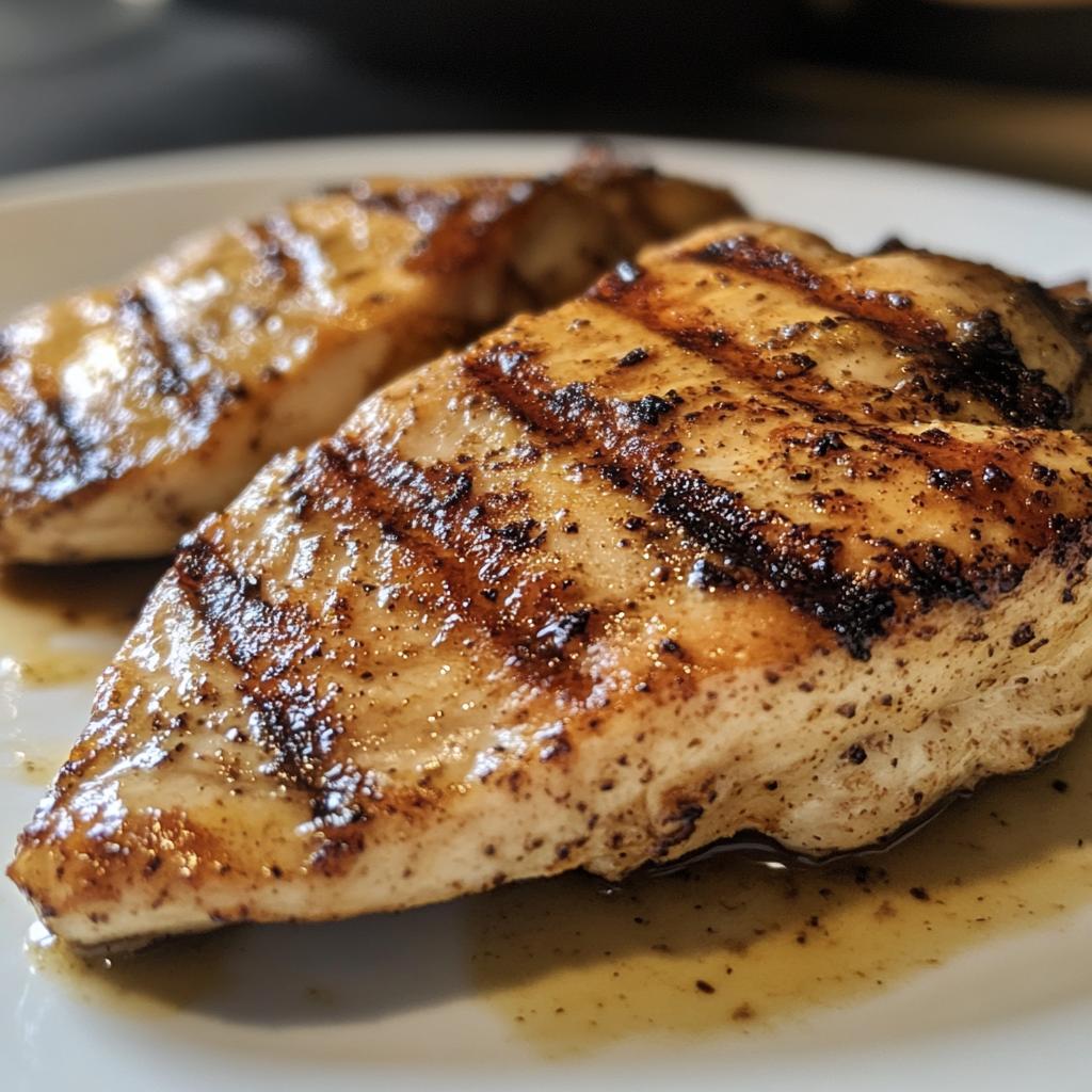 loaded grilled chicken on the griddle