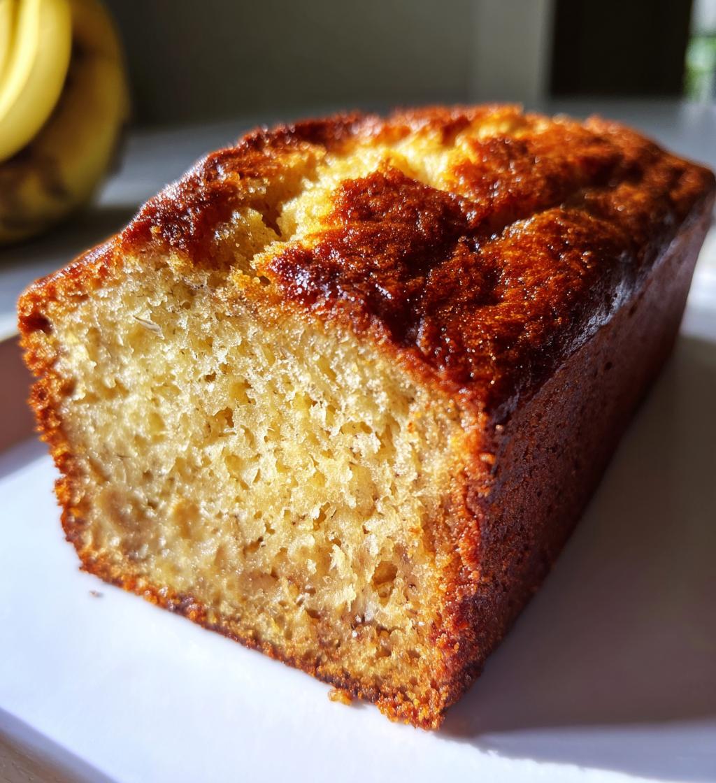 moist classic baked banana bread